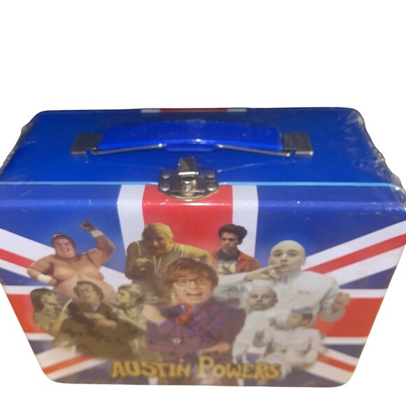Austin Powers Collectible Tin Lunchbox With Union Jack Design - Picture 6 of 15